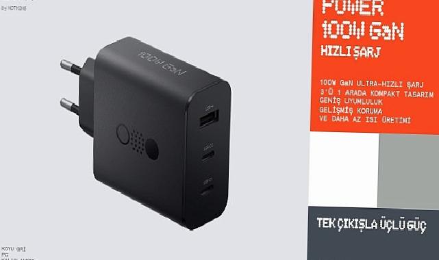 CMF’den GaN teknolojisiyle donatılmış iki yeni nesil hızlı şarj adaptörü