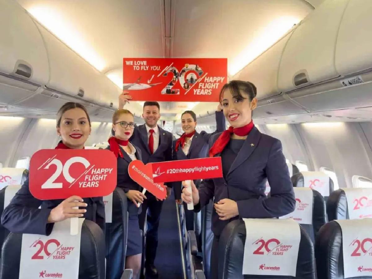 Corendon Airlines 20. Yılını Uçuşlarla Kutluyor