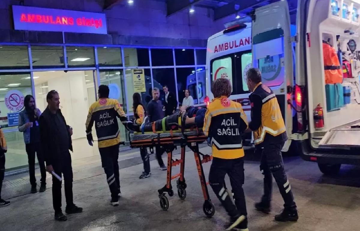 Çorum’da otomobil devrildi, çift yaralandı