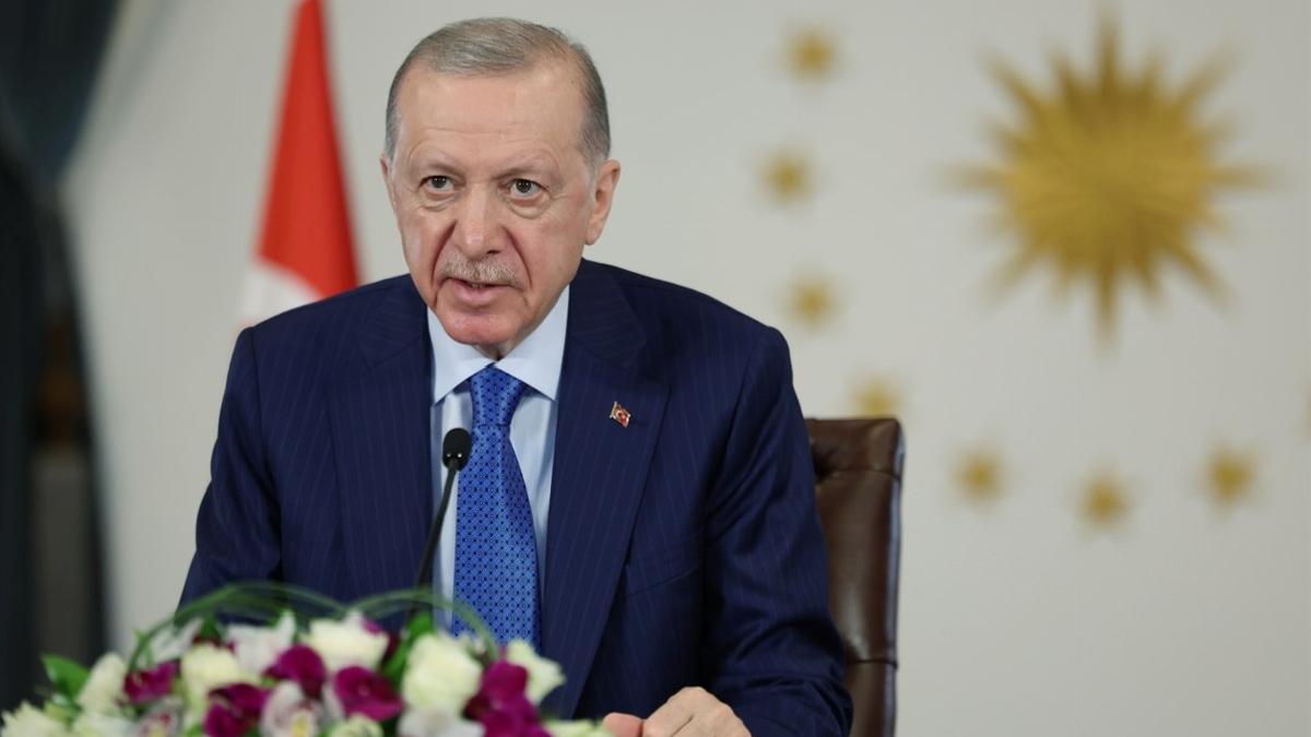 Cumhurbaşkanı Erdoğan, çocukları kabul etti