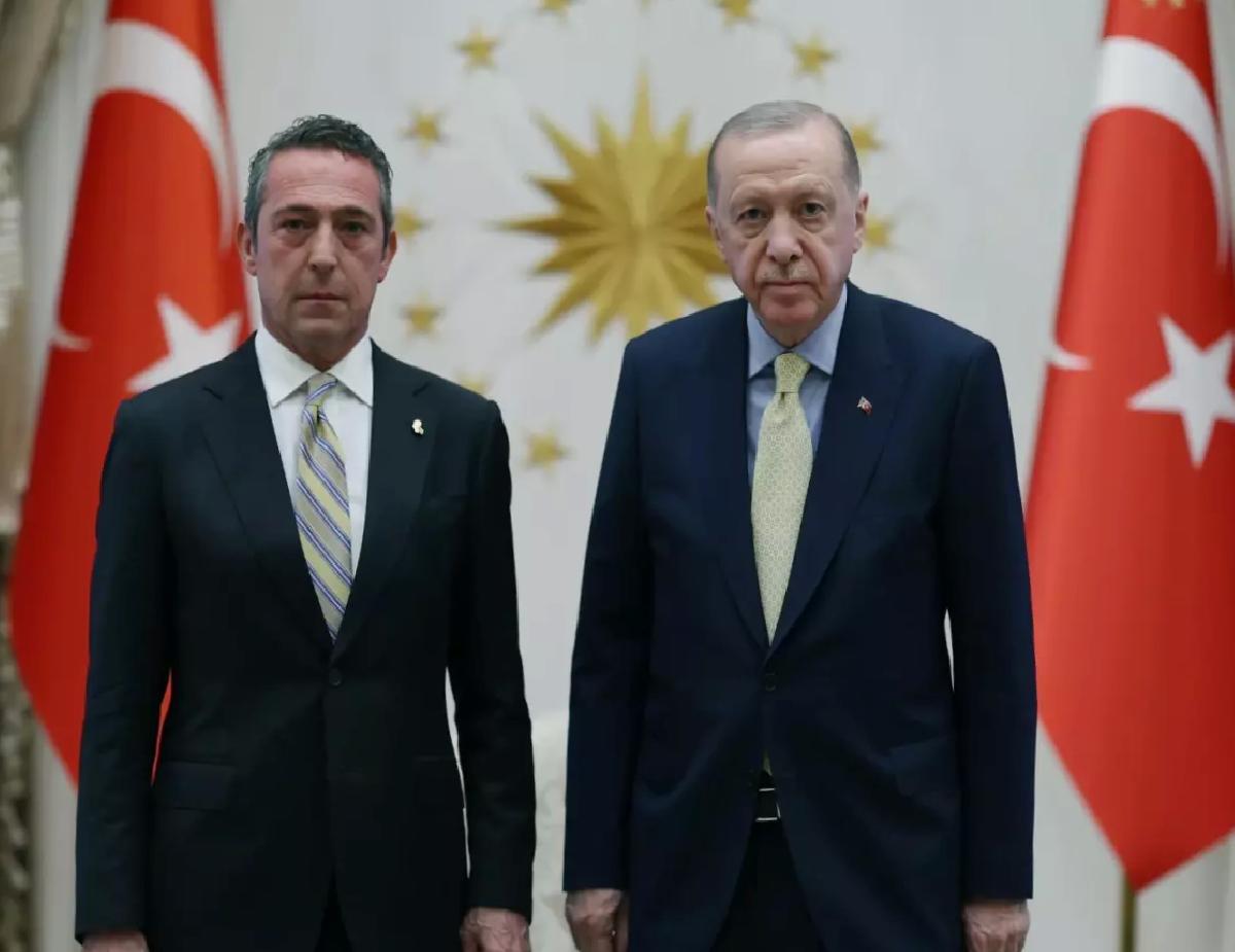 Cumhurbaşkanı Erdoğan, Fenerbahçe Başkanı Ali Koç’u kabul etti