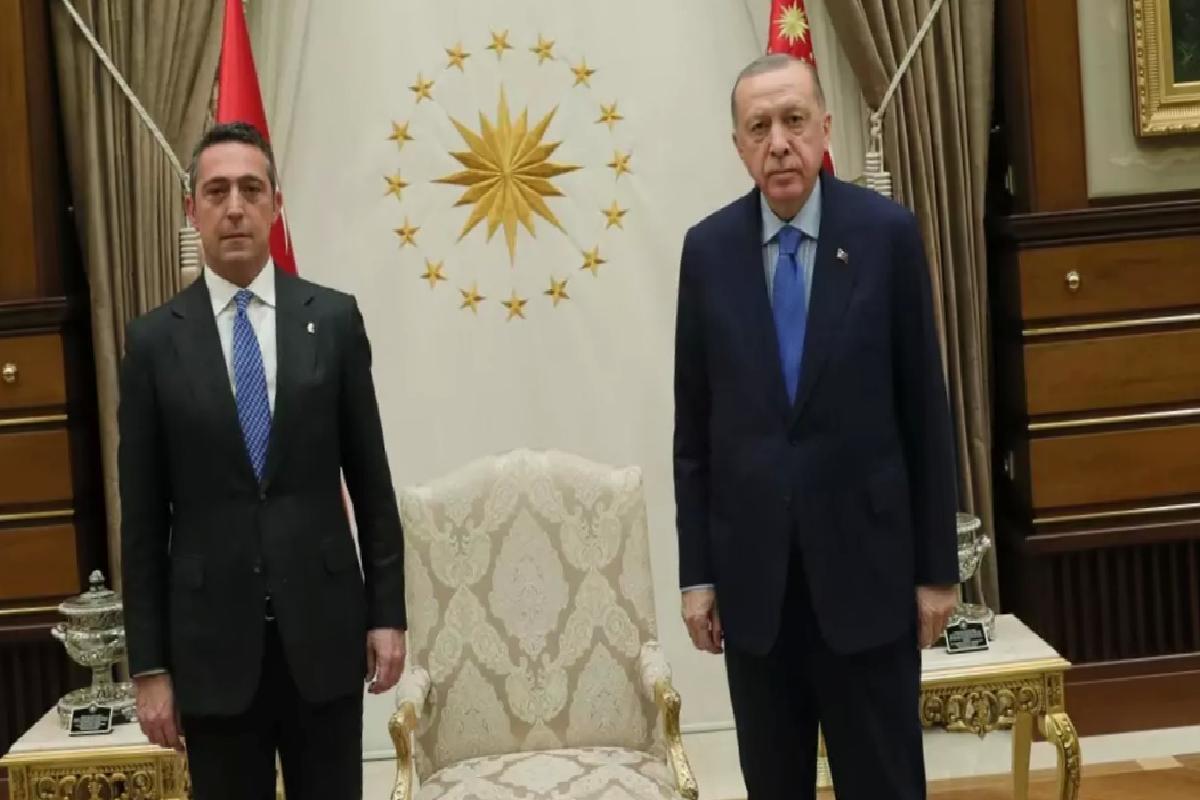 Cumhurbaşkanı Erdoğan, Fenerbahçe Spor Kulübü Başkanı Ali Koç’u kabul etti