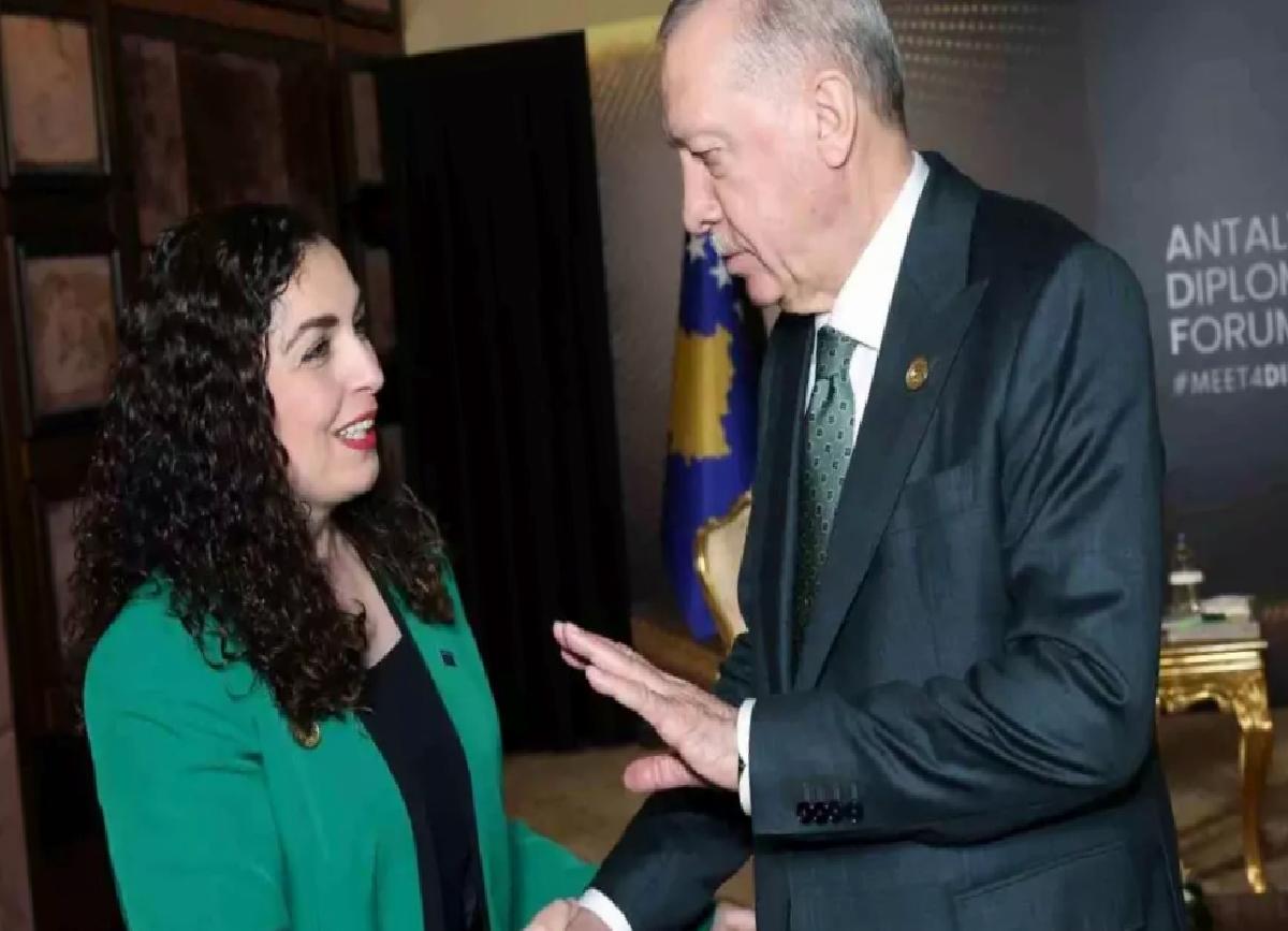 Cumhurbaşkanı Erdoğan, Kosova Cumhurbaşkanı Osmani-Sadriu ile görüştü
