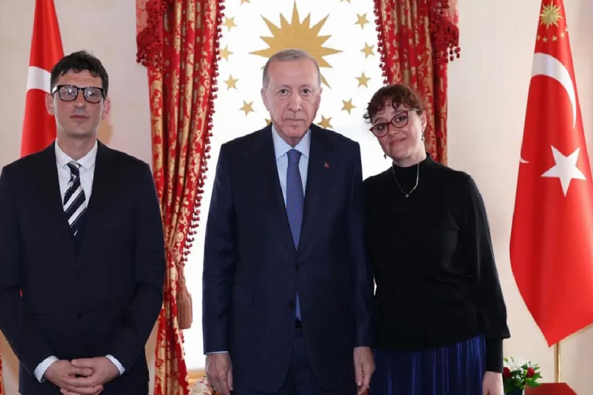 Cumhurbaşkanı Erdoğan, Minguzzi ailesini kabul etti