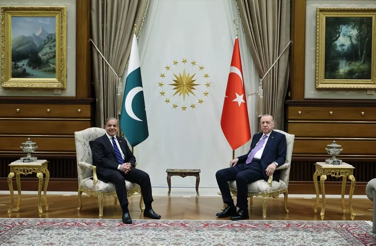 Cumhurbaşkanı Erdoğan, Pakistan Başbakanı Şerif’i kabul etti ve onuruna yemek verdi
