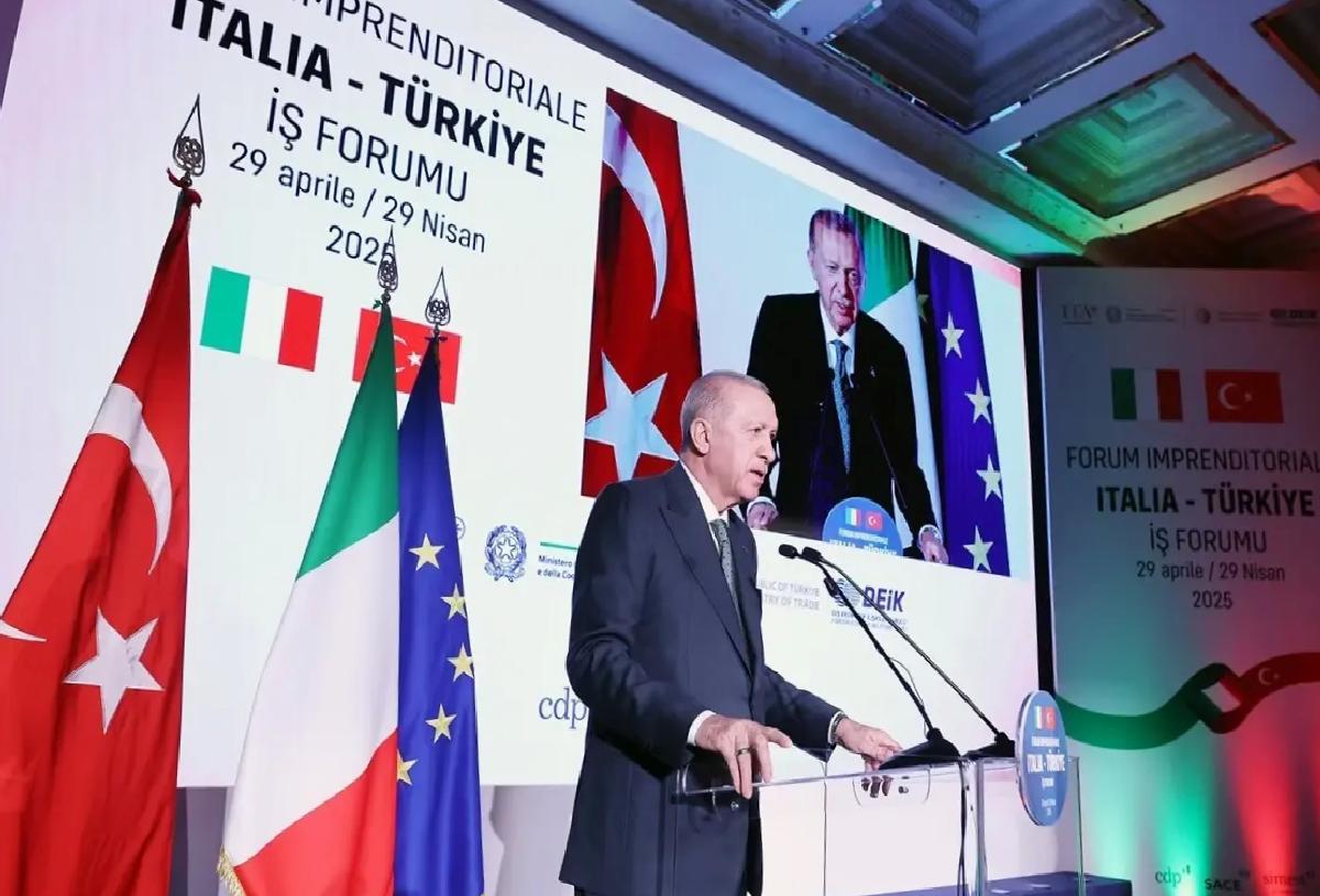 Cumhurbaşkanı Erdoğan, Türkiye-İtalya İş Forumu’nda konuştu Açıklaması