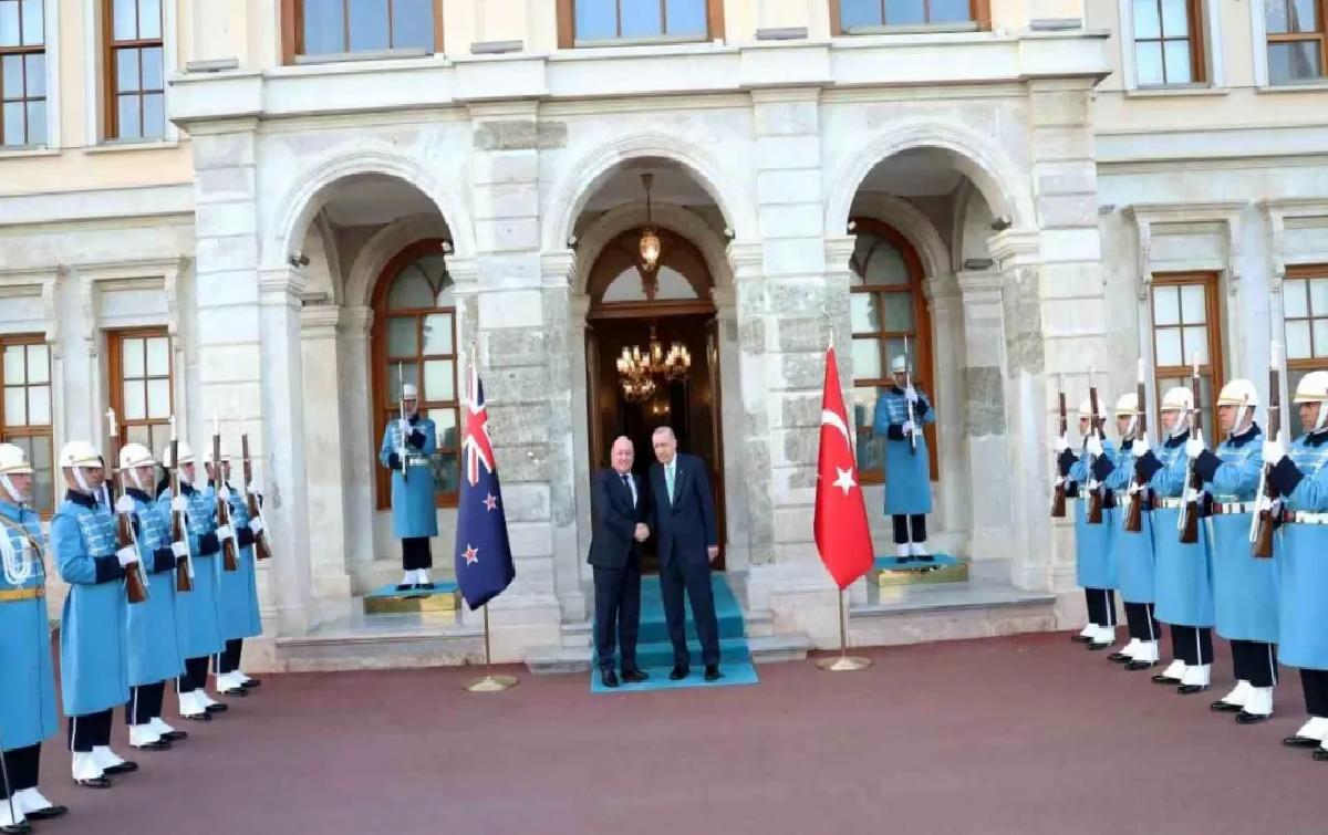 Cumhurbaşkanı Erdoğan, Yeni Zelanda Başbakanı Luxon’u kabul etti