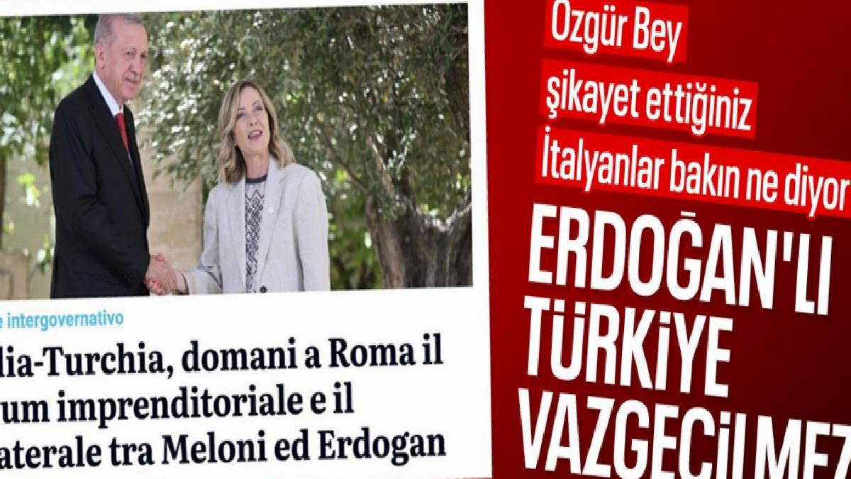 Cumhurbaşkanı Erdoğan’ın Roma ziyareti İtalya basınında