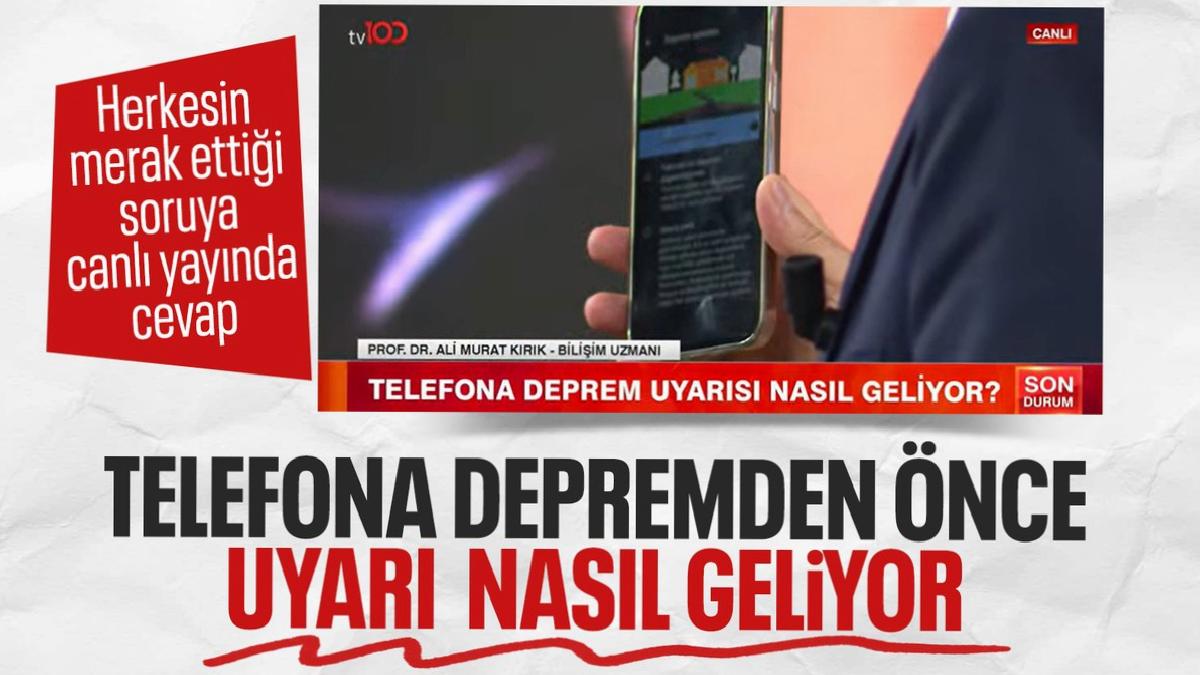Deprem bildirimi, saniyeler öncesinden tespit ediyor