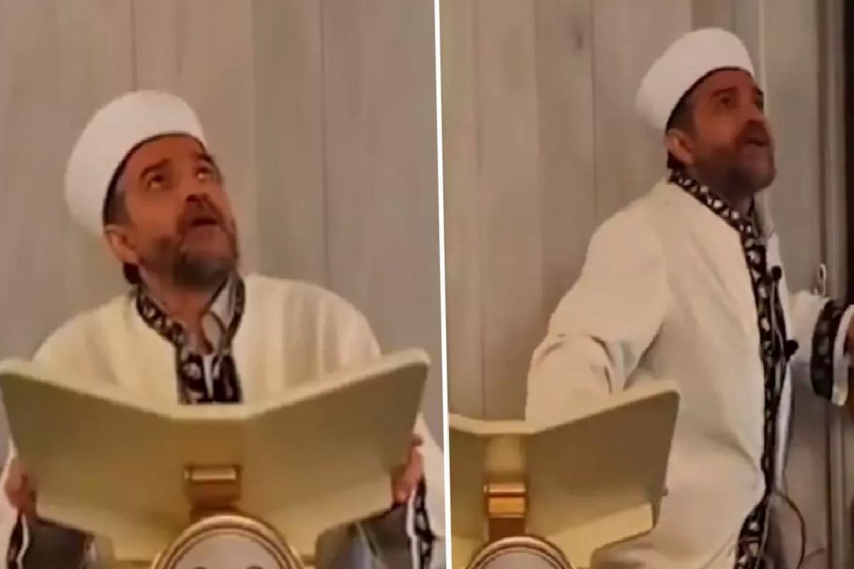 Depreme camide yakalanan imamın zor anları