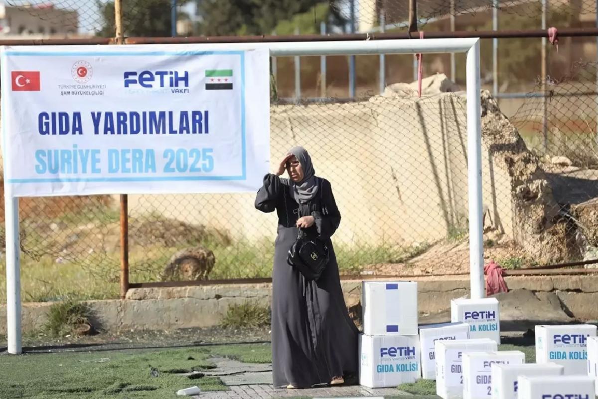 Dera’ya 1500 Gıda Kolisi Dağıtıldı