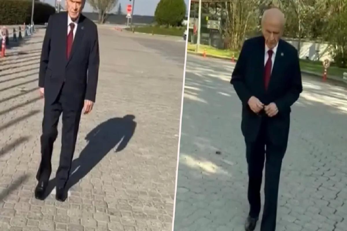 Devlet Bahçeli’den yeni görüntü: Daha yolun yarısı var