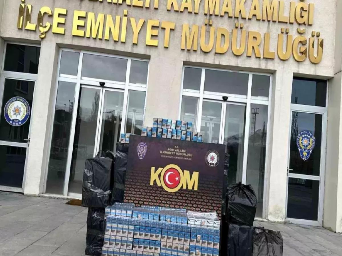 Doğubayazıt’ta 10 Bin Paket Kaçak Sigara Ele Geçirildi