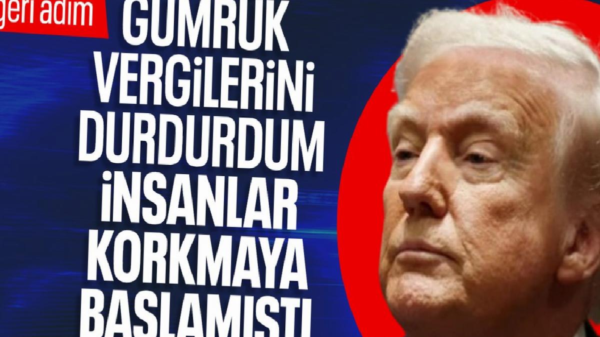 Donald Trump gümrük vergilerini neden durdurduğunu açıkladı