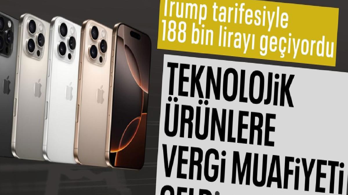 Donald Trump’tan cep telefonu ve bilgisayarlara yönelik vergi kararı