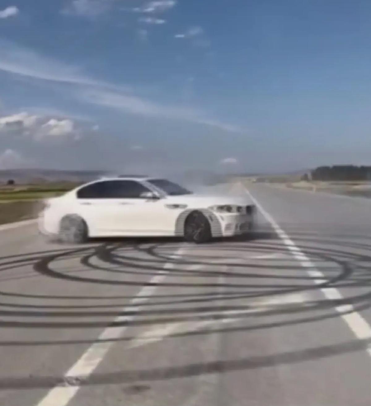 Drift Atan Sürücüye Şok Ceza