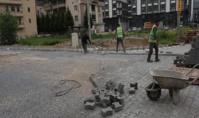 Dumlupınar Mahallesi’nde Parke Çalışmaları Devam Ediyor