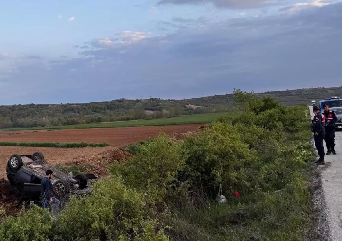 Edirne’de Araç Devrildi: Sürücü Ağır Yaralı
