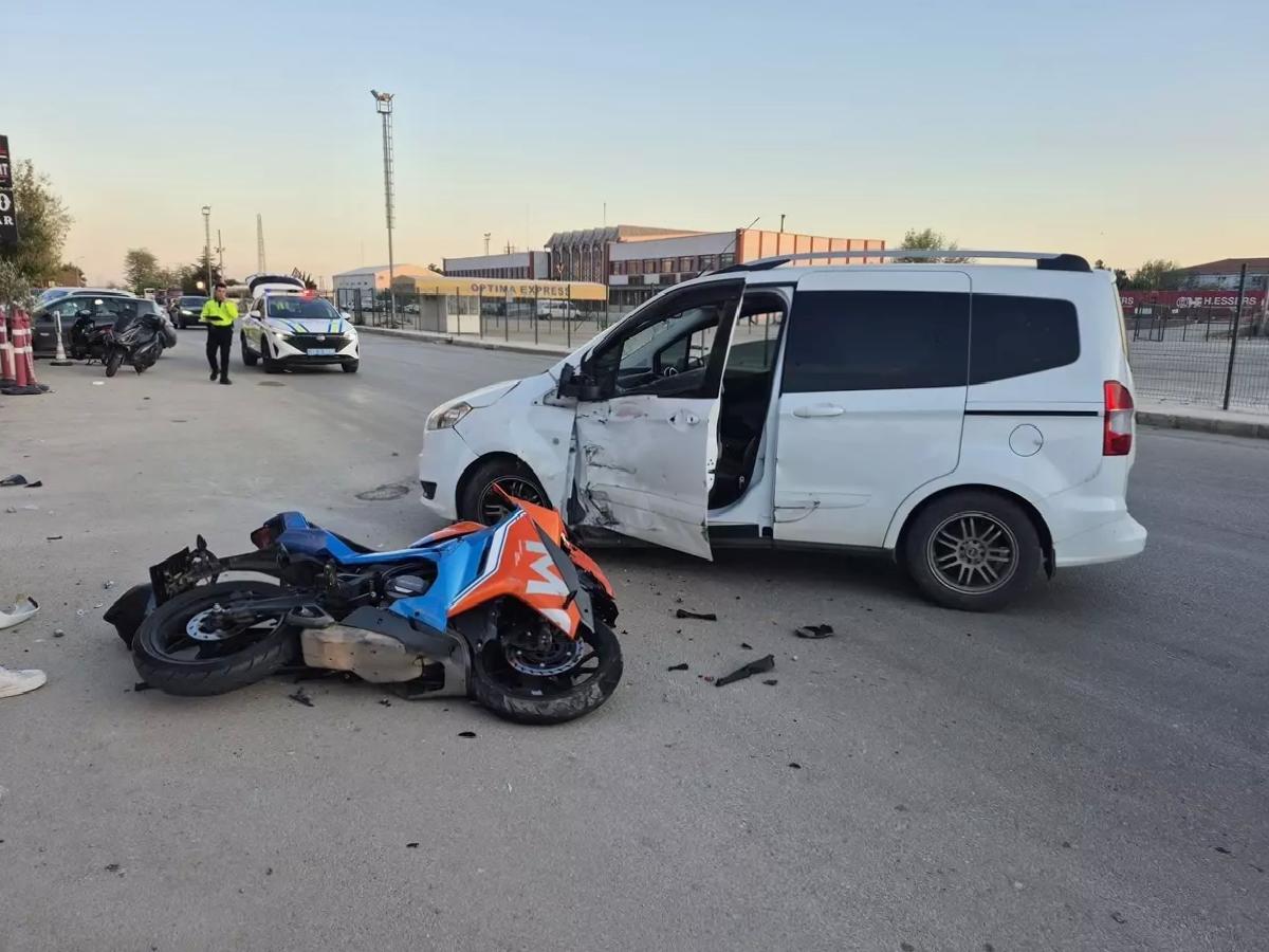 Edirne’de Motosiklet Kazası: Bir Yaralı