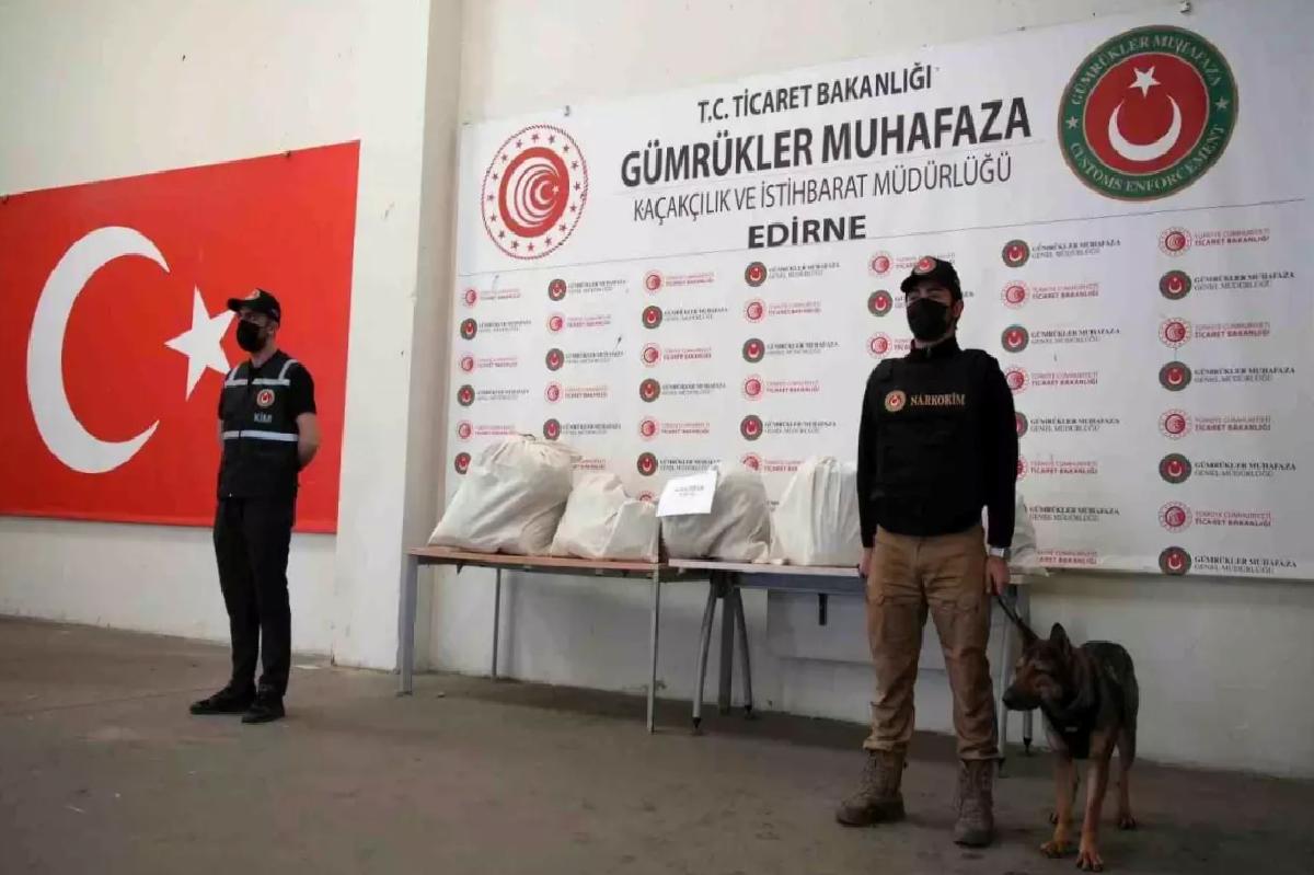 Edirne’de Uyuşturucu Operasyonu: 46 Kilo Ele Geçirildi