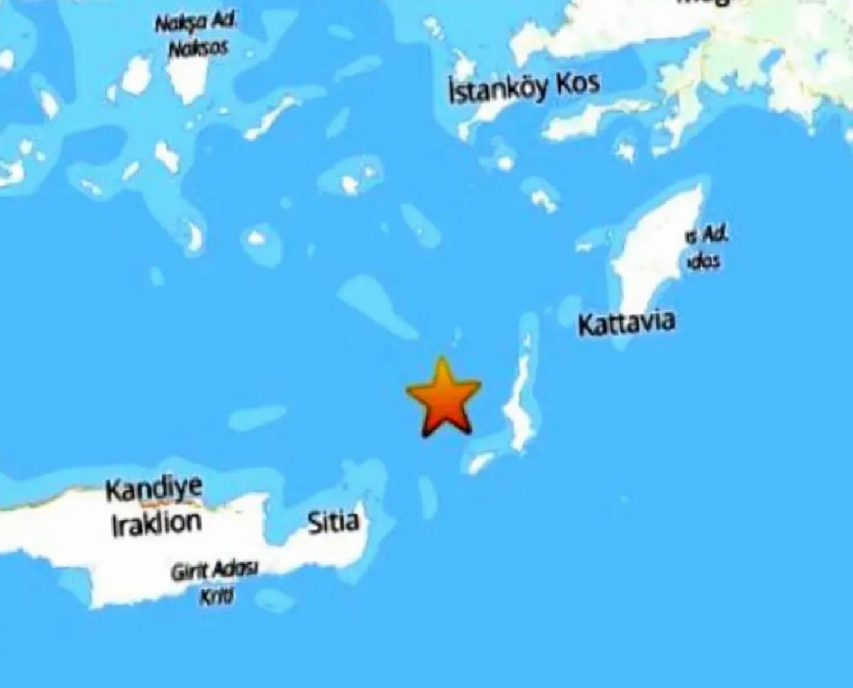 Ege Denizi’nde 4.4 Şiddetinde Deprem