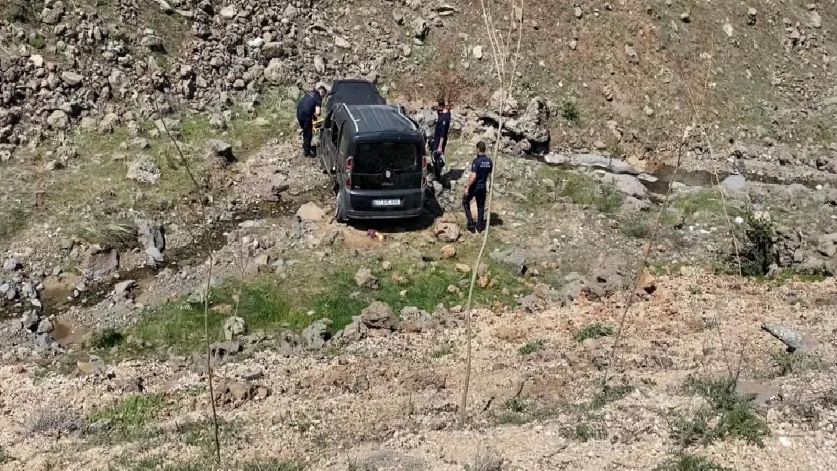 Elazığ’da Şarampole Yuvarlanma Kazası