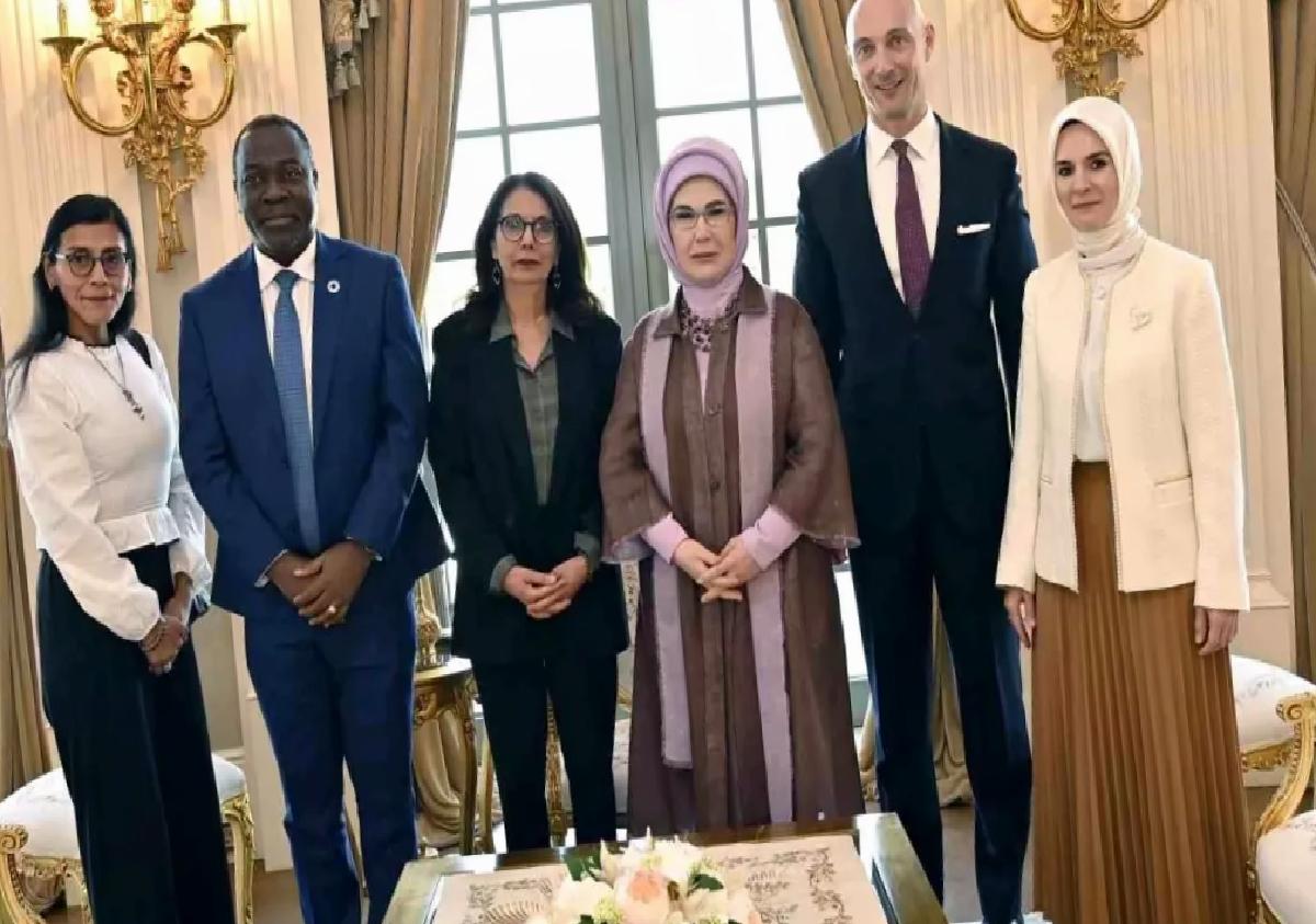 Emine Erdoğan, BM Genel Sekreteri Çocuklara Yönelik Şiddet Özel Temsilcisi M’jid ile görüştü