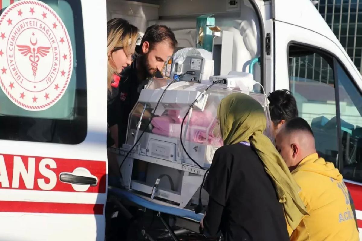 Erken Doğan Bebek Van’a Sevk Edildi
