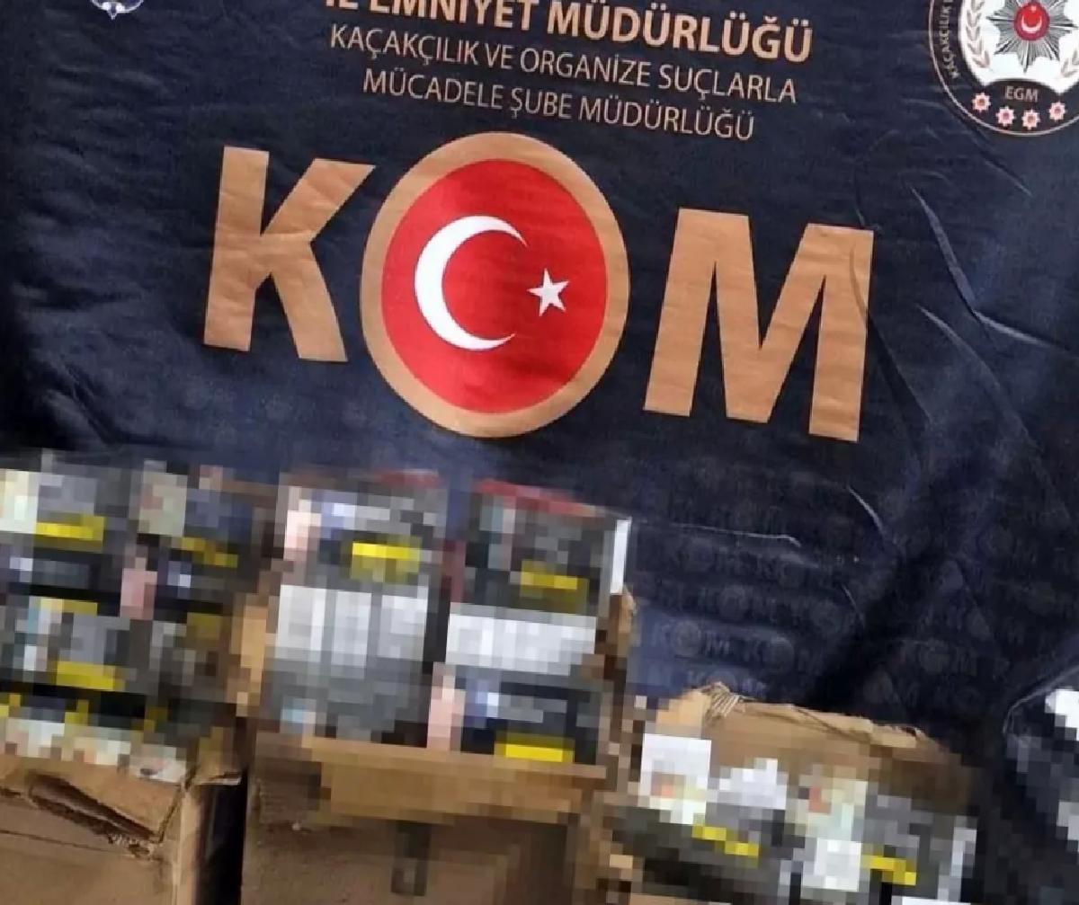 Erzincan’da 5.1 Milyon Kaçak Makaron Ele Geçirildi