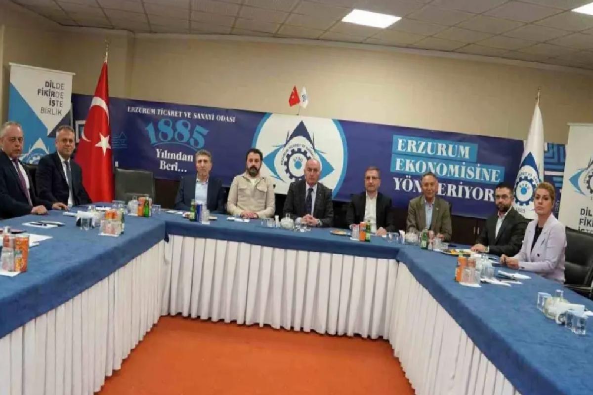Erzurum Ticaret Odası’nda Yönetim Kurulu Toplantısı