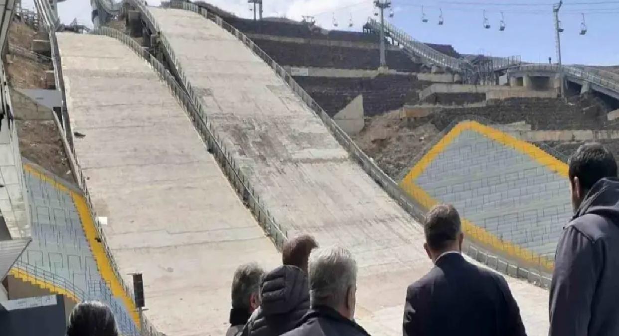 Erzurum’da Atlama Kuleleri Yenileniyor