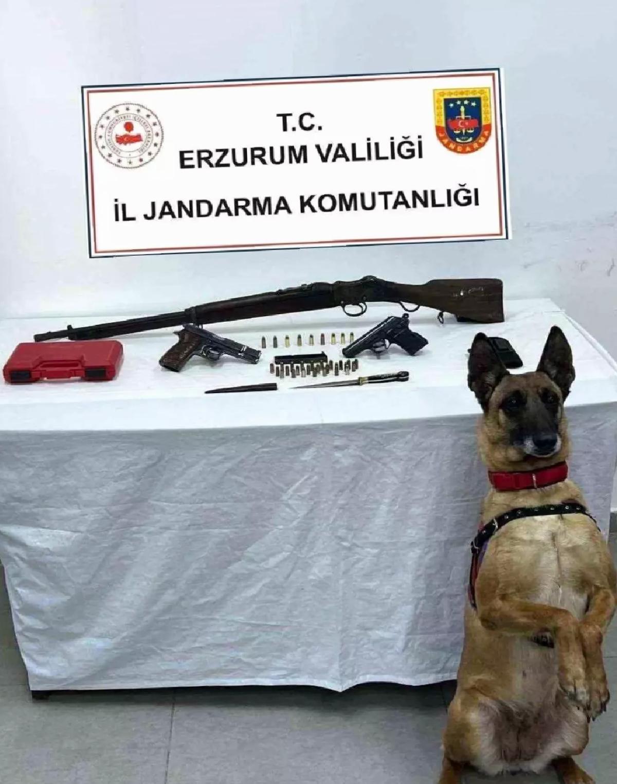 Erzurum’da Kaçak Silah Operasyonu