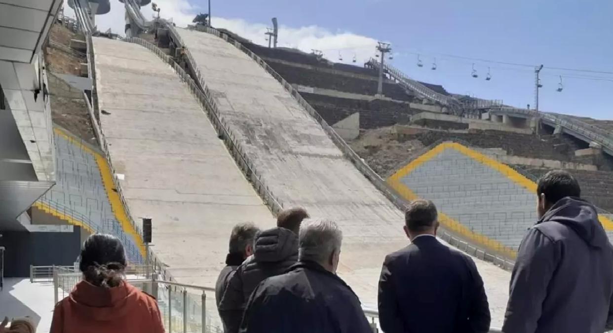 Erzurum’daki Kayakla Atlama Kuleleri Yenileniyor