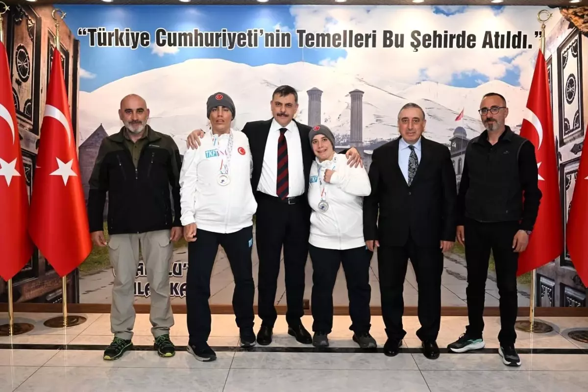 Erzurum’dan Dünya İkincisi Sporcular