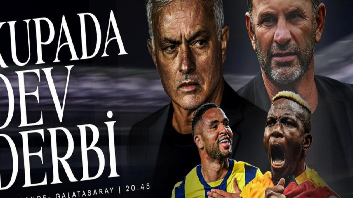 Fenerbahçe – Galatasaray derbisinin ilk 11’leri