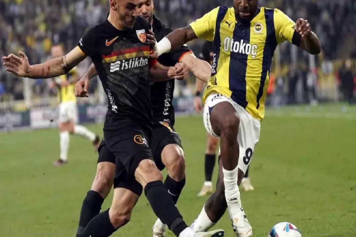 Fenerbahçe-Kayserispor Maçında İlk Yarı Eşitlik