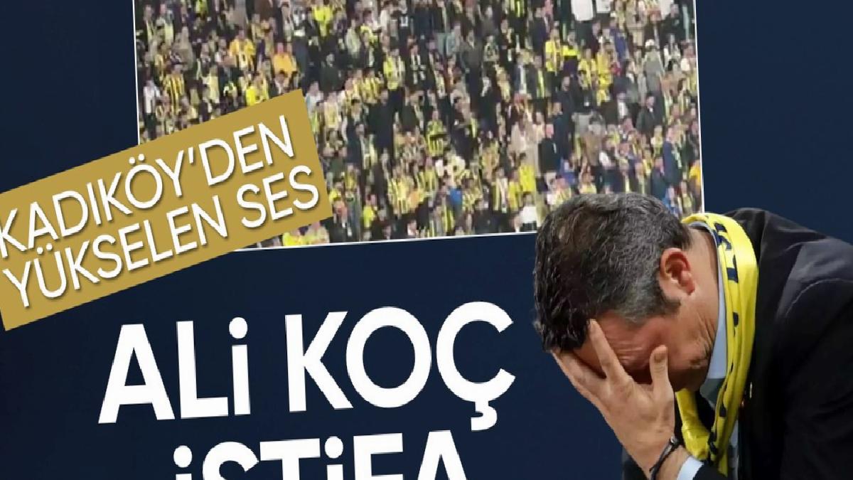 Fenerbahçe taraftarından protesto: Ali Koç istifa!