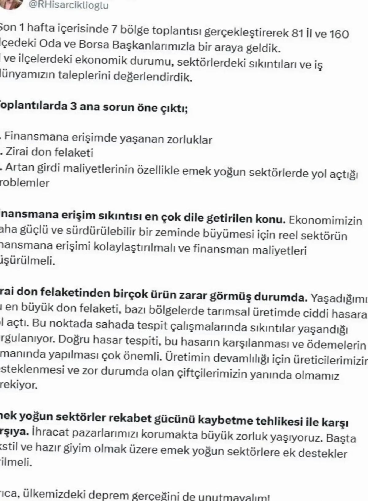 Finansmana Erişim Sorunu Vurgulandı