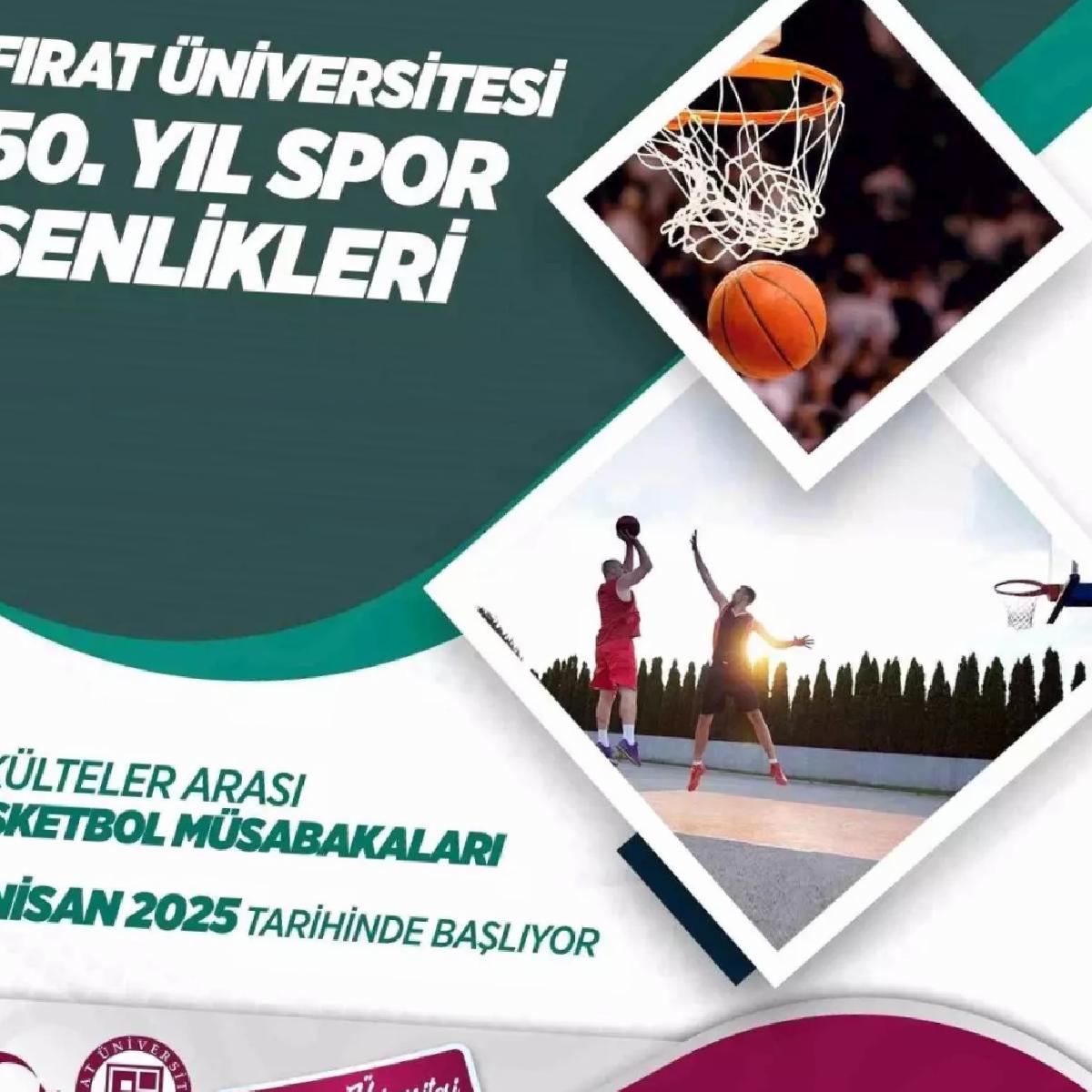 Fırat Üniversitesi 50. Yıl Spor Şenlikleri Başlıyor