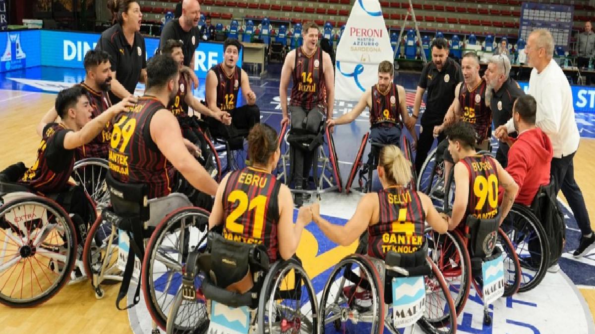 Galatasaray Tekerlekli Sandalye Erkek Basketbol Takımı, Avrupa’da finale çıktı