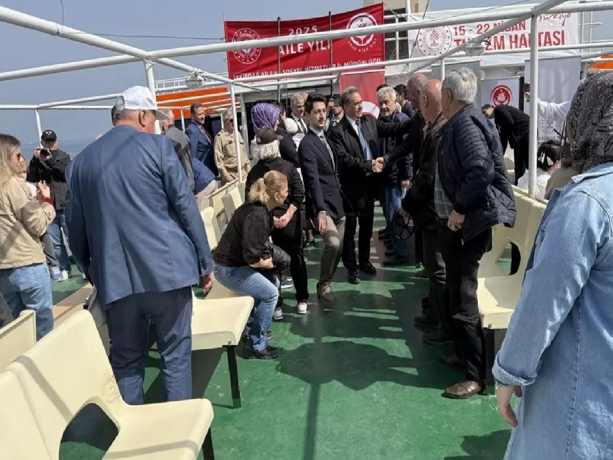 Gazilere ve Yaşlılara Tekne Turu