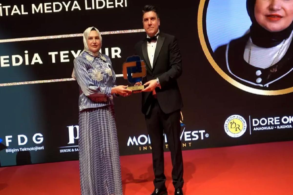 Haberler.com Genel Yayın Yönetmeni Bedia Teymur’a uluslararası ödül