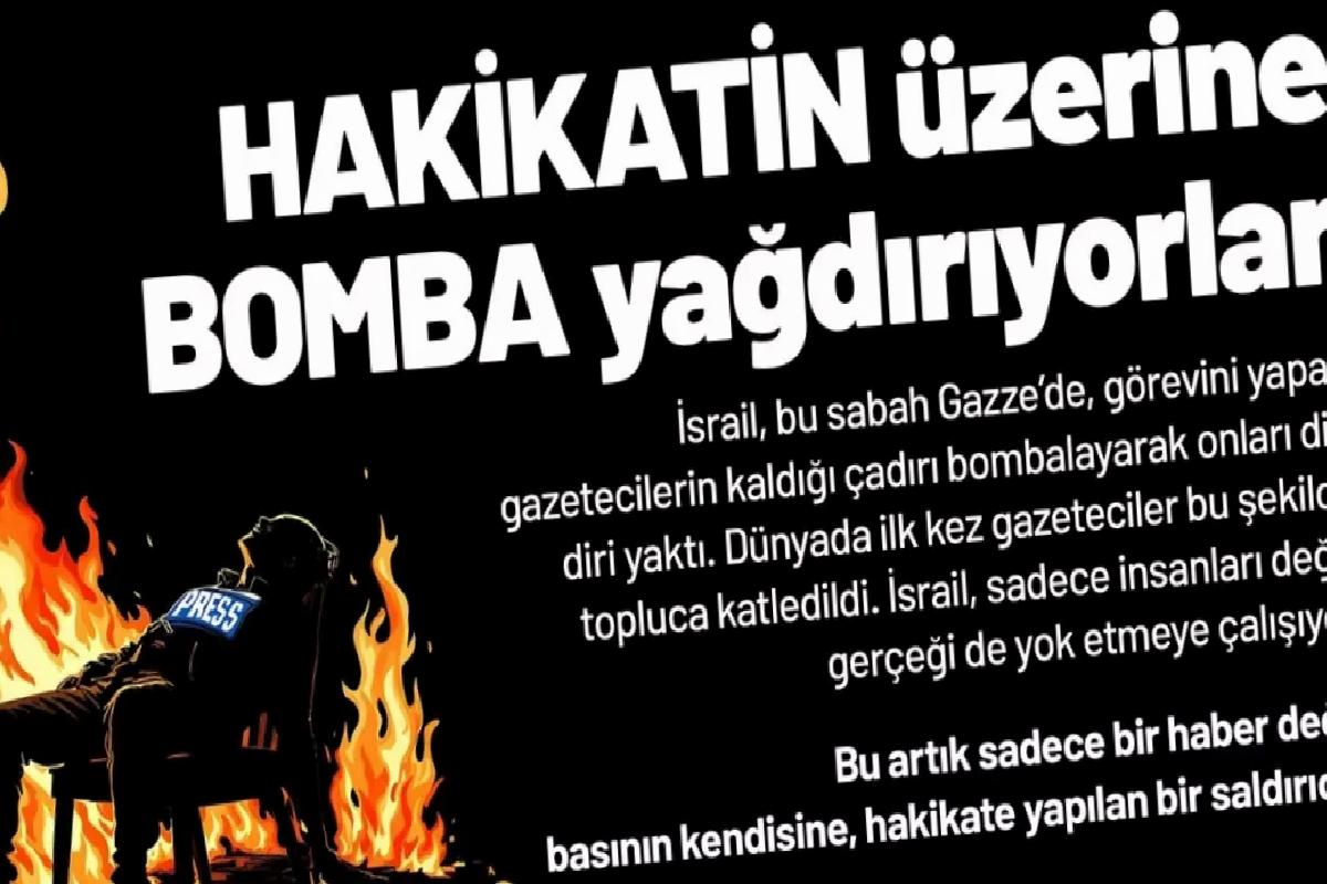 Hakikatin üzerine bomba yağdırıyorlar