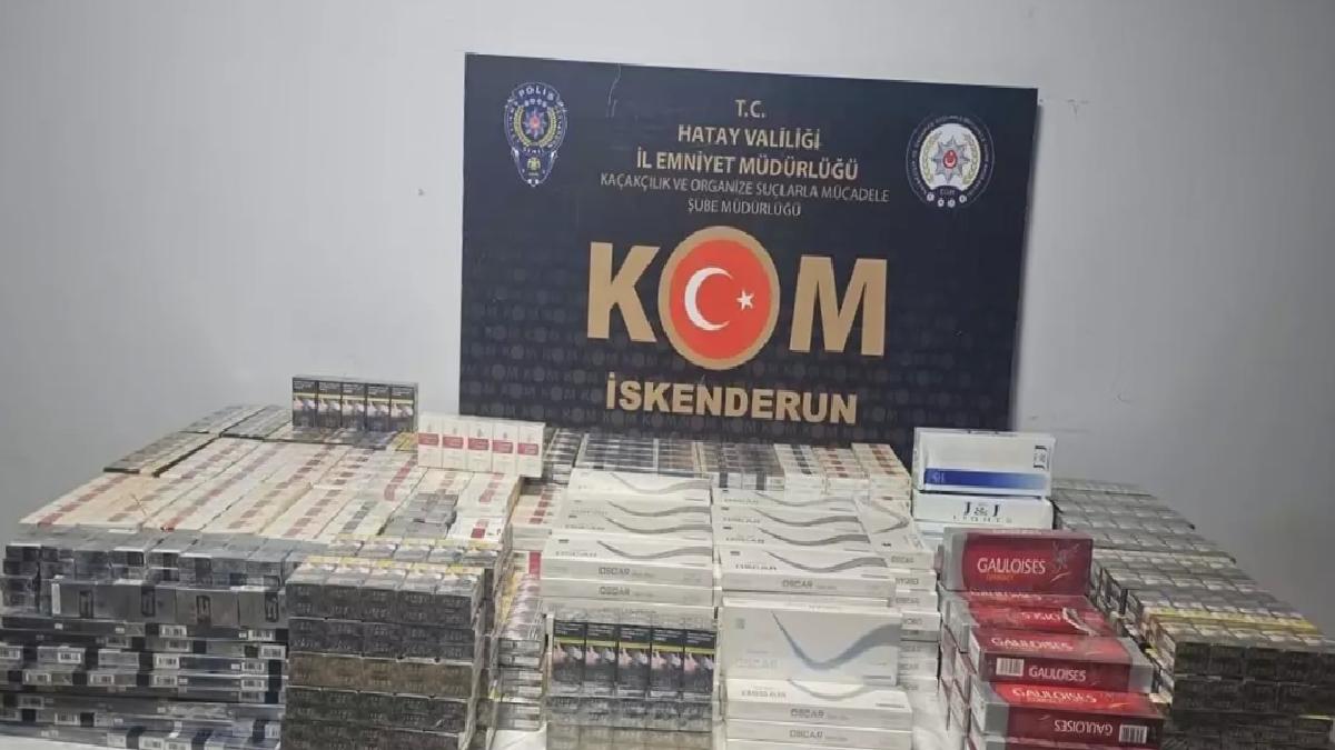 Hatay’da Kaçakçılık Operasyonu