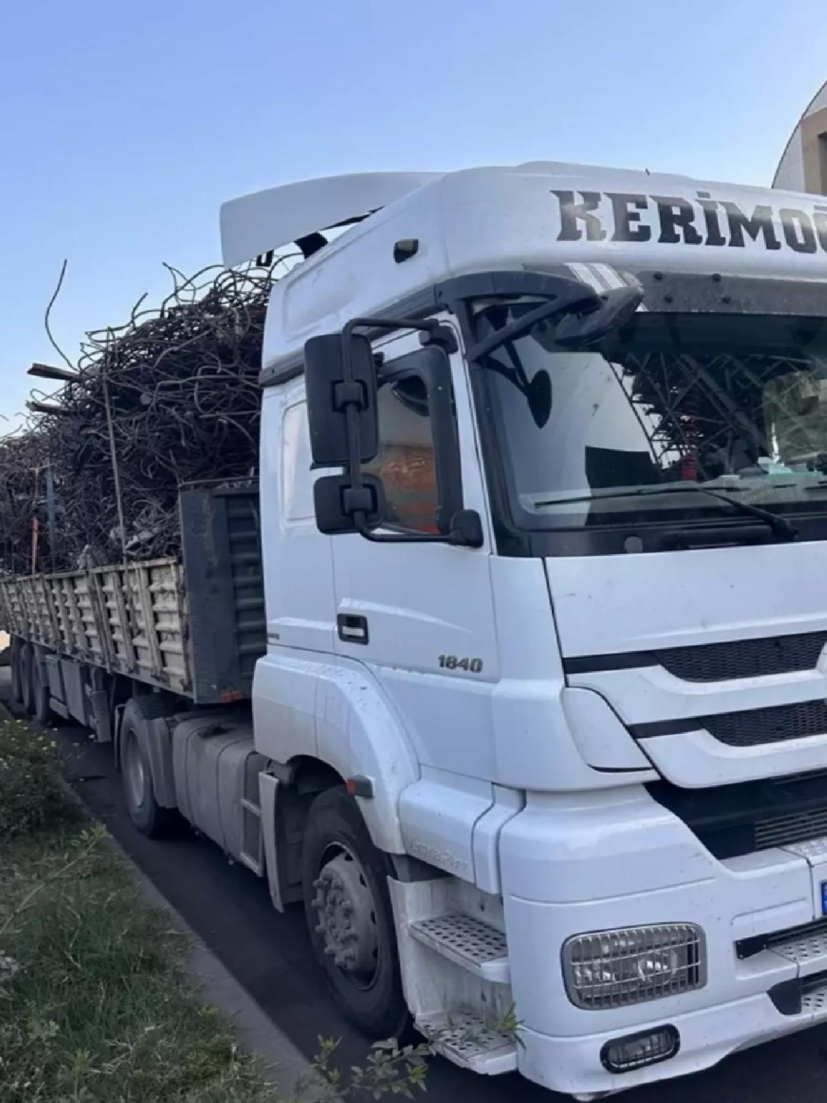 Hatay’da Tıra Ceza