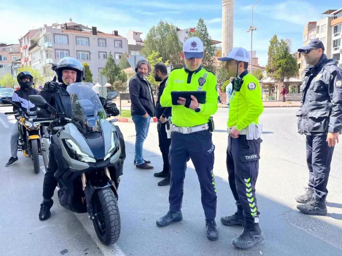 Hayrabolu’da Motosiklet Denetimi
