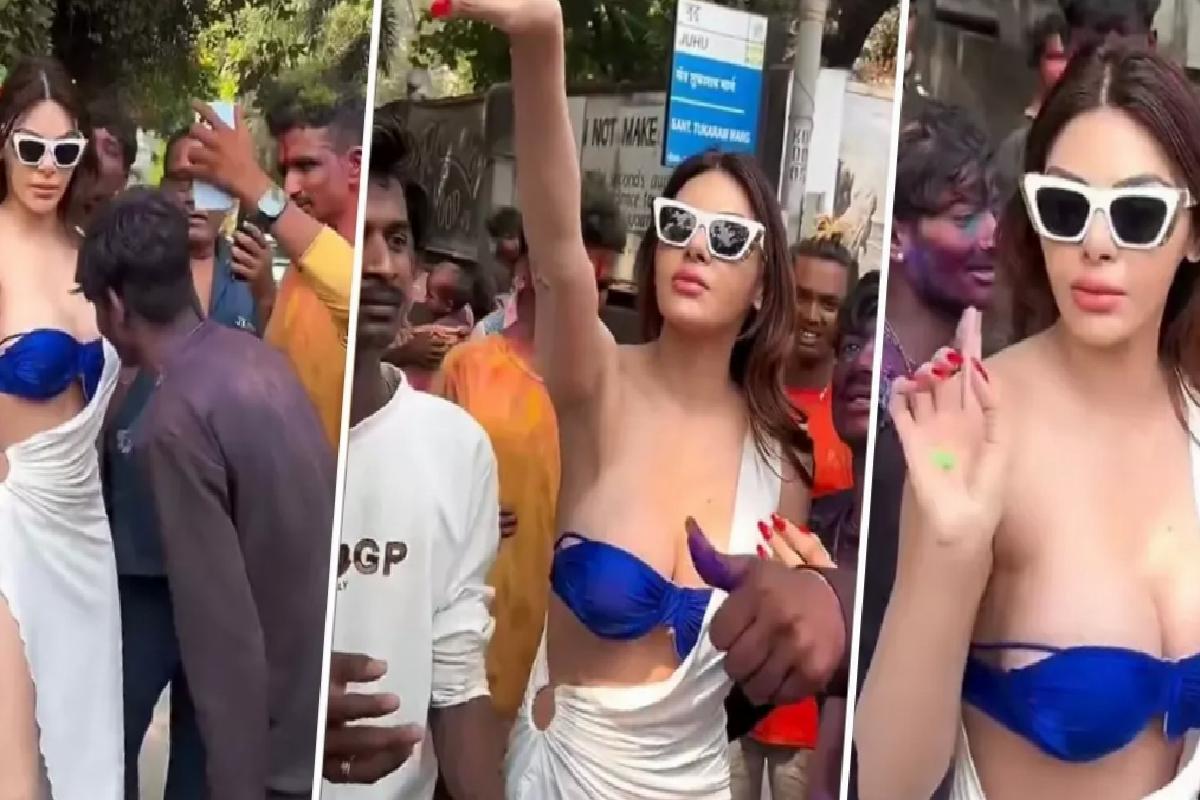 Hindistan’da onlarca erkeğin arasında kalan ünlü ismin zor anları: Bana dokunmayın