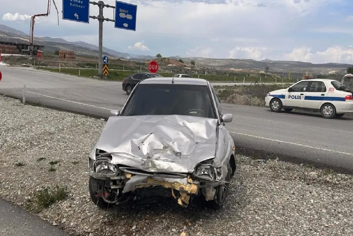 Hisarcık’ta Otomobil Kazası: 1 Yaralı