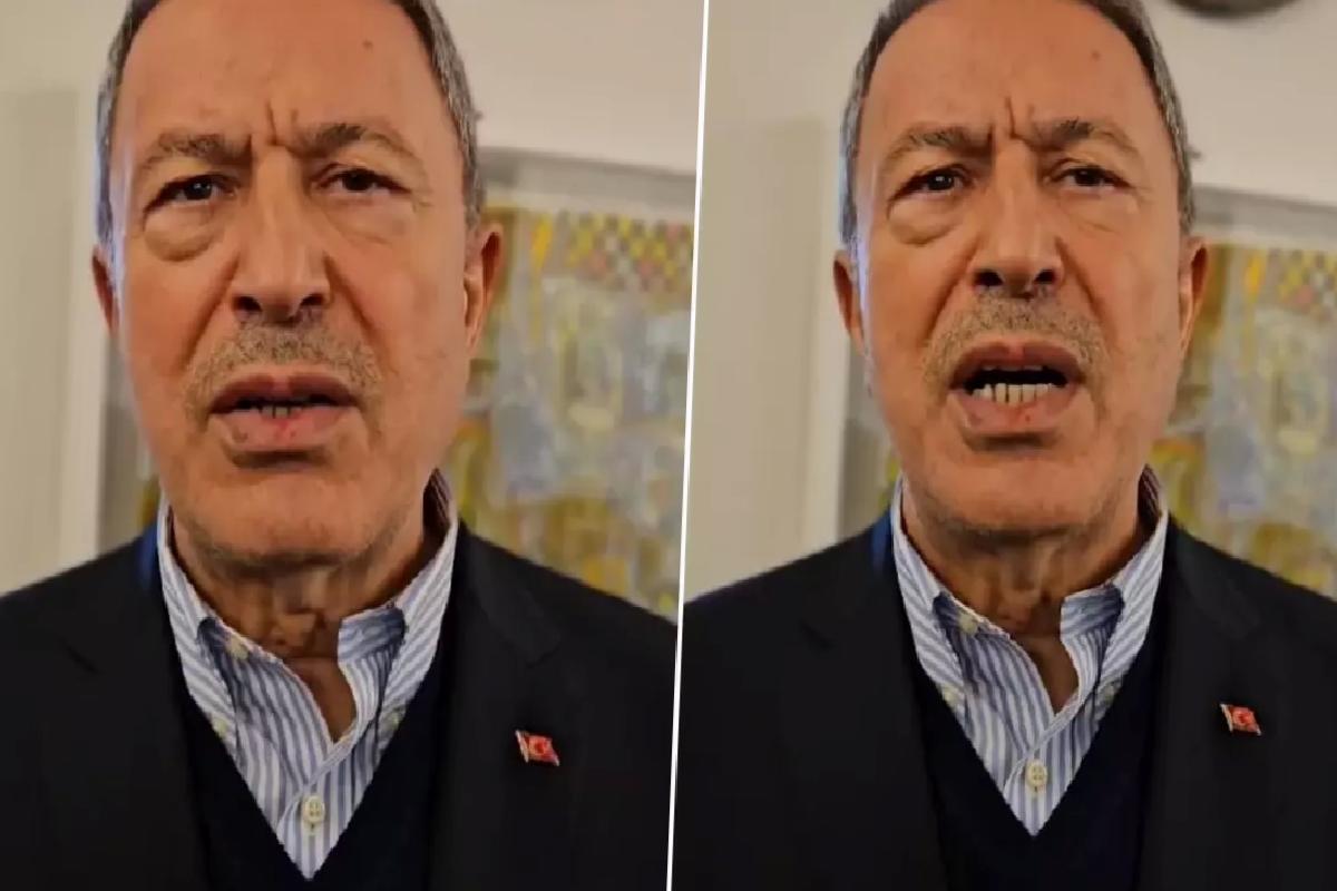 Hulusi Akar video paylaştı, herkes aynı detaya takıldı