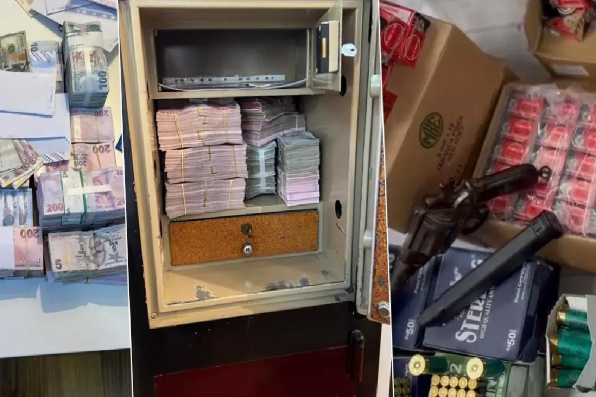 İBB operasyonunun 2. dalgasında para kasaları ve binlerce fişek ele geçirildi